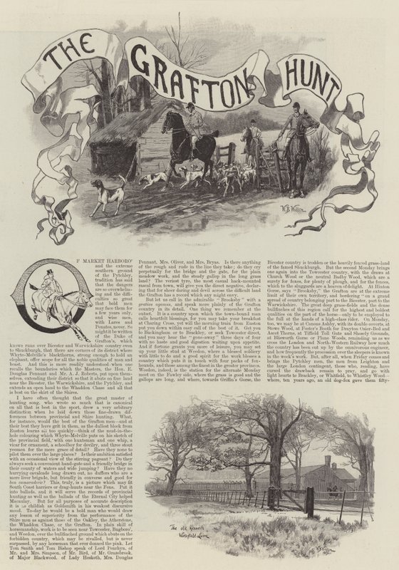 La chasse de Grafton - William Barnes Wollen