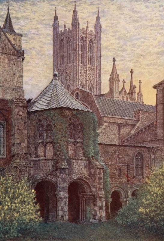 Le baptistère, cathédrale de Canterbury - William Biscombe Gardner