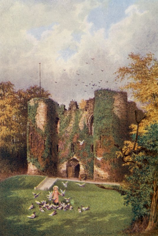 Château de Tonbridge (lithographie en couleur) - William Biscombe Gardner