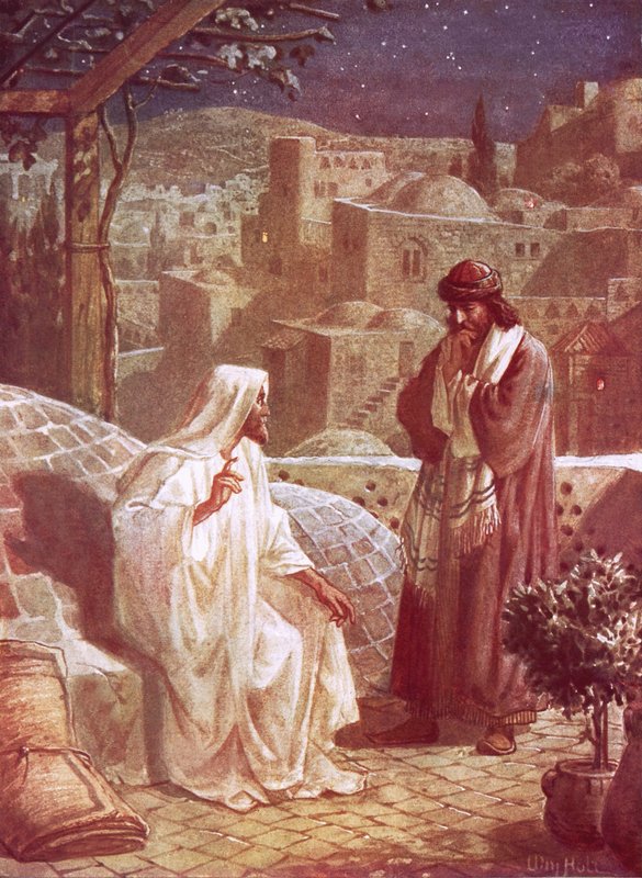 Jésus en conversation avec Nicodème - William Brassey Hole