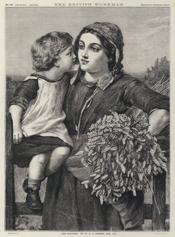 La glaneuse - William Charles Thomas (after) Dobson