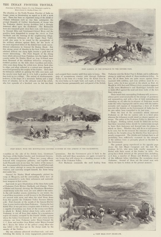 Le problème de la frontière indienne - William Crimea Simpson