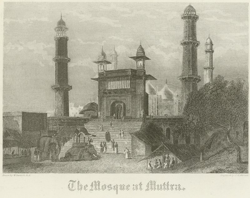 La mosquée de Muttra - William Daniell