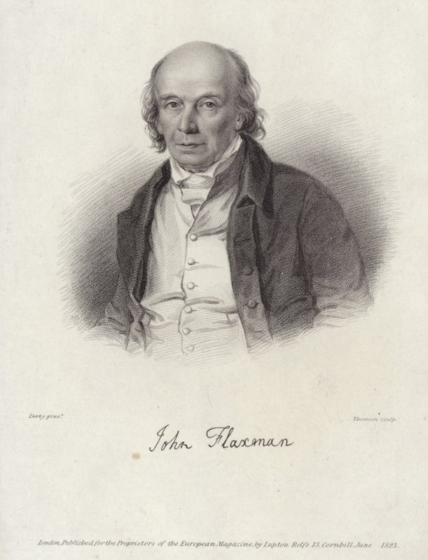 Portrait de John Flaxman - William Derby