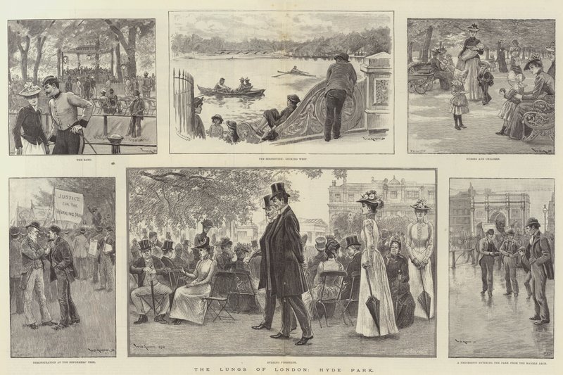Les poumons de Londres, Hyde Park - William Douglas Almond