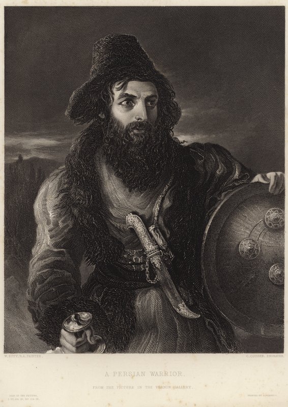 Un guerrier persan - William Etty