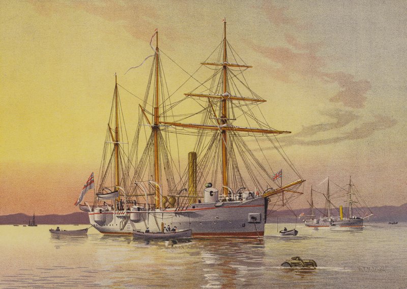 HMS Bramble, canonnière de 1ère classe - William Frederick Mitchell