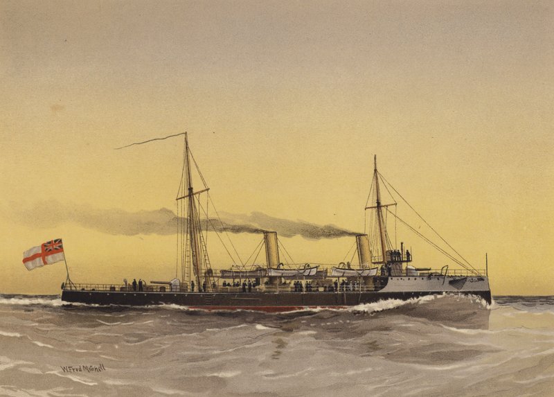 HMS Speedwell, canonnière torpilleur - William Frederick Mitchell