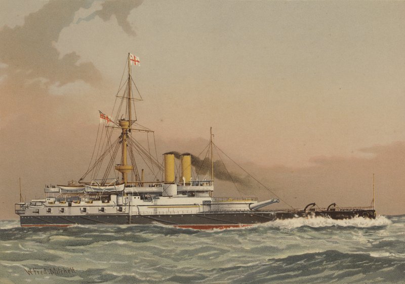 HMS Victoria, cuirassé de 1ère classe - William Frederick Mitchell