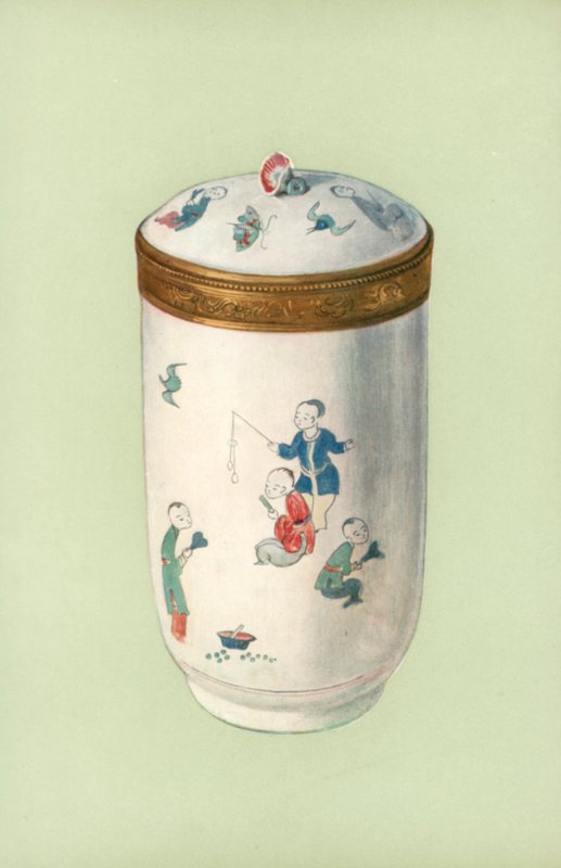 Pot de toilette, Chantilly, avec motif japonais - William Gibb