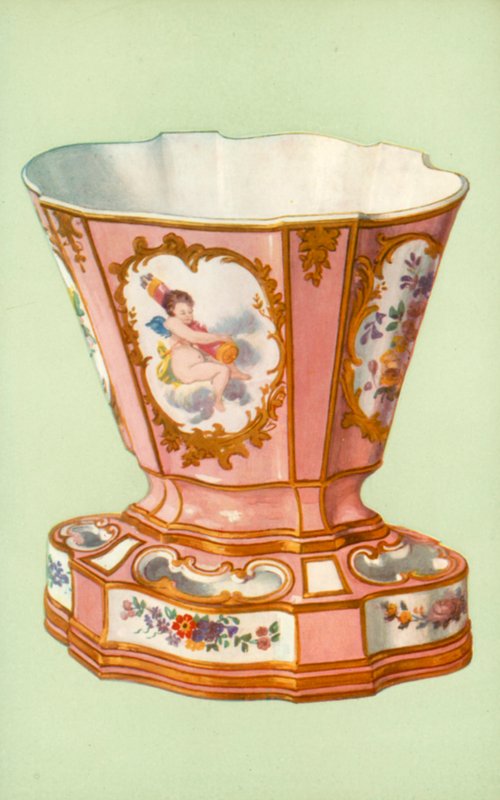 Vase, Sèvres, rose Pompadour - William Gibb