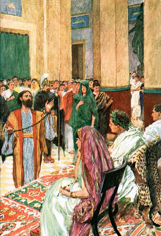 Paul devant Agrippa - William Hatherell