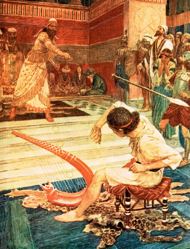 Saül et David - William Hatherell