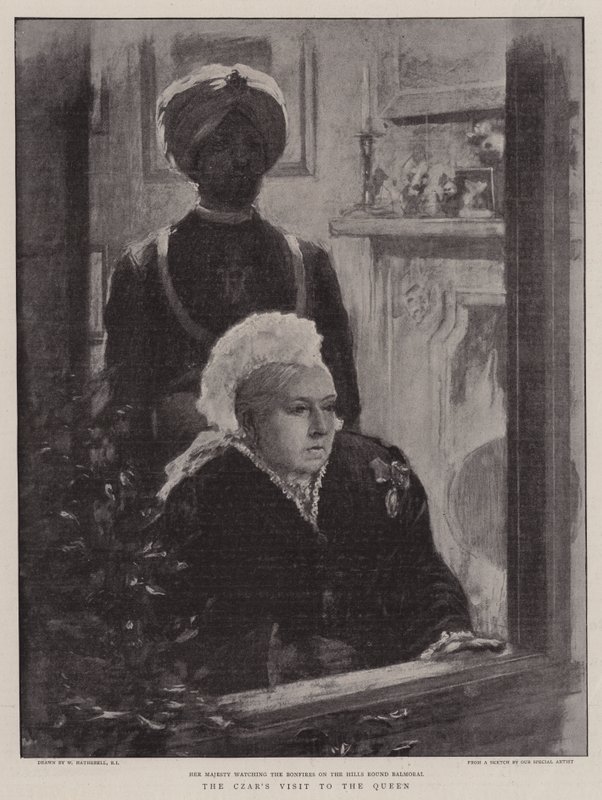 La visite du tsar à la reine - William Hatherell