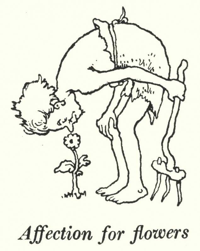 Affection pour les fleurs - William Heath Robinson