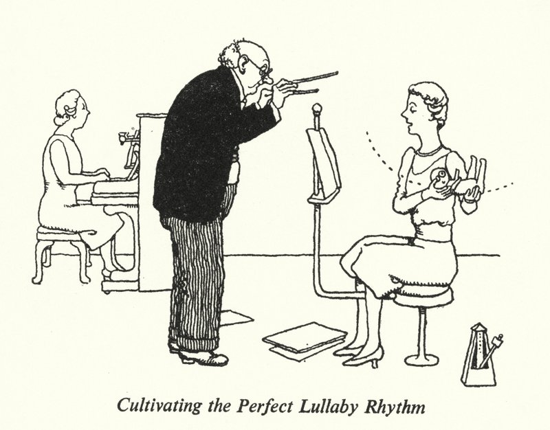 Cultiver le rythme parfait de la berceuse - William Heath Robinson