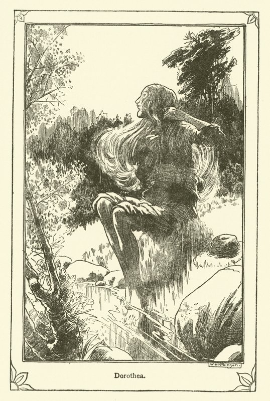 Illustration pour Don Quichotte - William Heath Robinson
