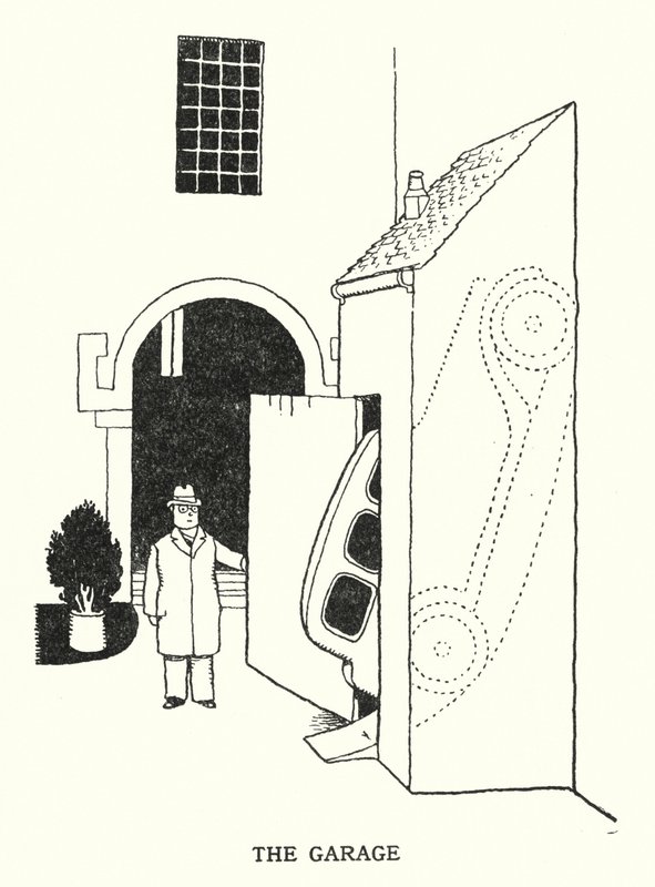 Le garage - William Heath Robinson
