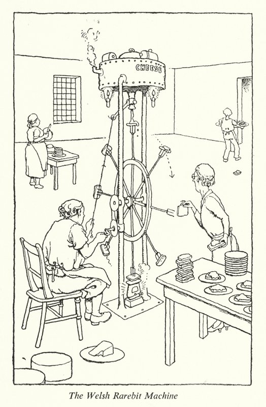 La machine à Welsh Rarebit - William Heath Robinson