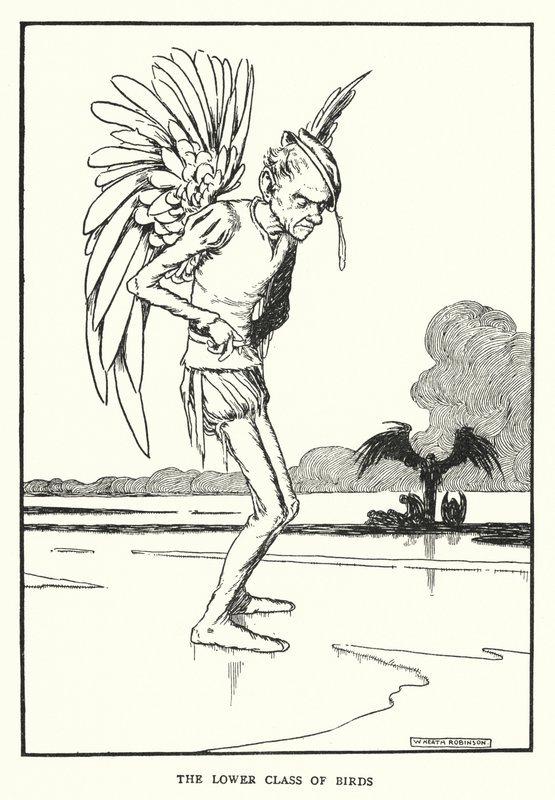 La classe inférieure des oiseaux - William Heath Robinson