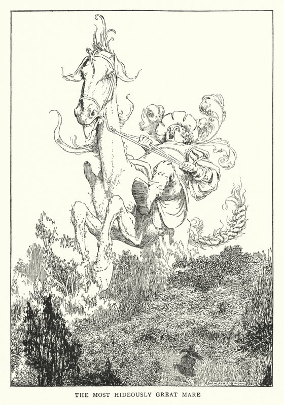La plus hideusement grande jument - William Heath Robinson