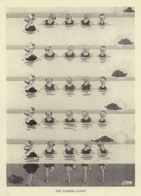 Le nuage passant - William Heath Robinson