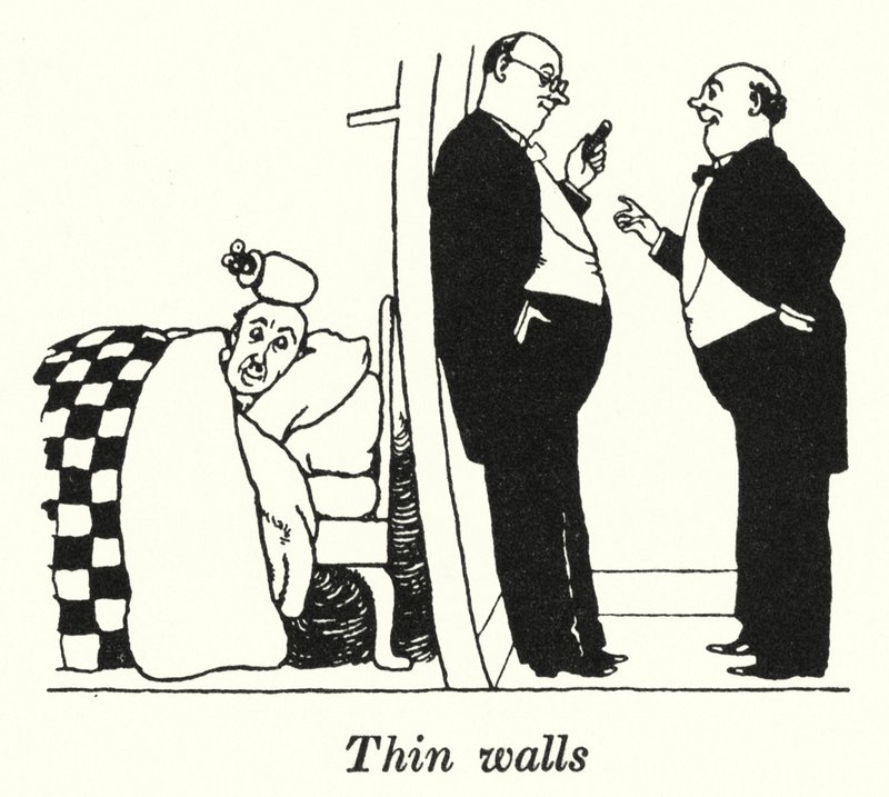 Murs fins - William Heath Robinson