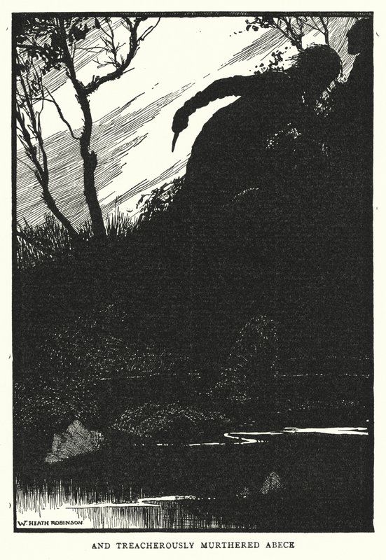 et traîtreusement assassiné Abece - William Heath Robinson