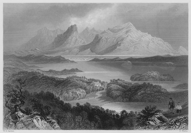 Garromin, Connemara - William Henry (after) Bartlett