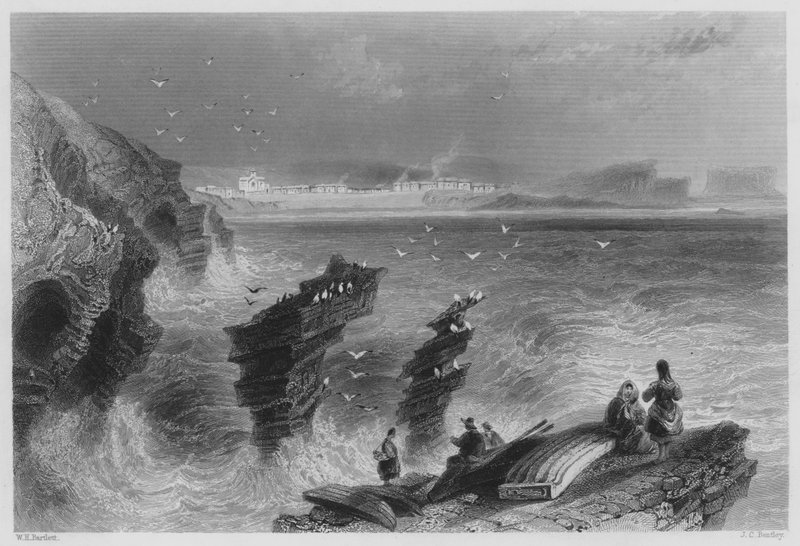 Kilkee, Comté de Clare (gravure) - William Henry (after) Bartlett