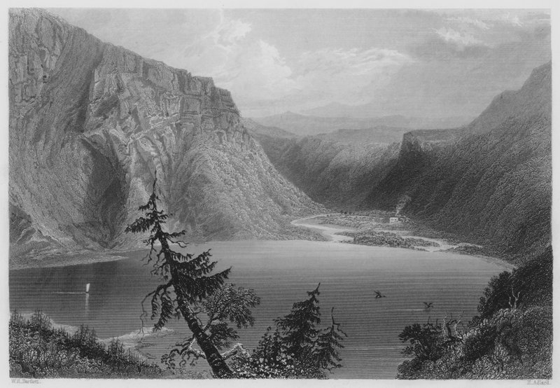 Luggelaw, comté de Wicklow (gravure) - William Henry (after) Bartlett