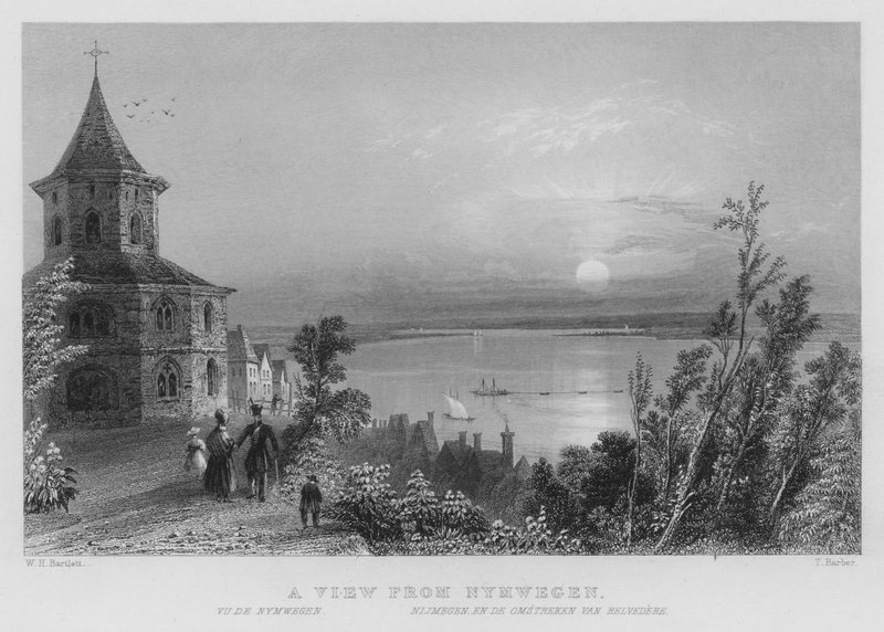 Une vue de Nymwegen - William Henry Bartlett