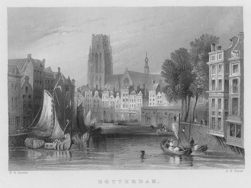 Rotterdam - William Henry Bartlett