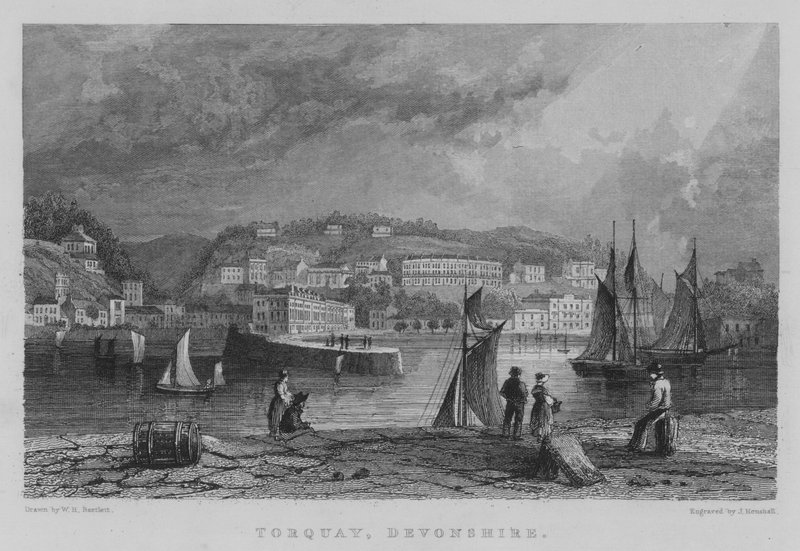 Torquay, Devonshire - William Henry Bartlett
