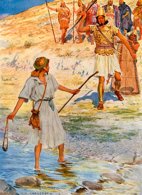 David et Goliath - William Henry Margetson