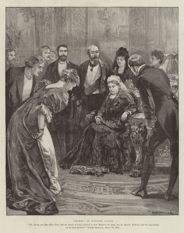 Becket, au château de Windsor - William Heysham Overend