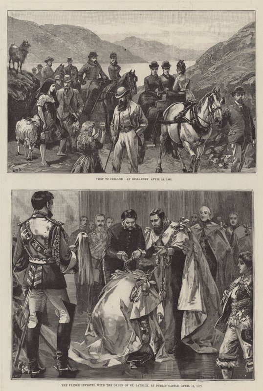 Visite royale en Irlande - William Heysham Overend