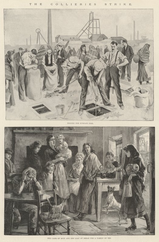 La Grève des Mines - William Heysham Overend