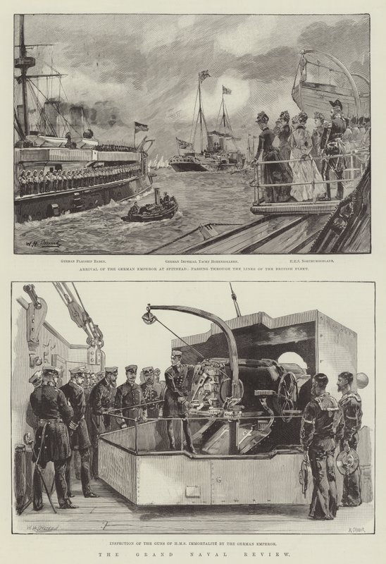 La grande revue navale - William Heysham Overend