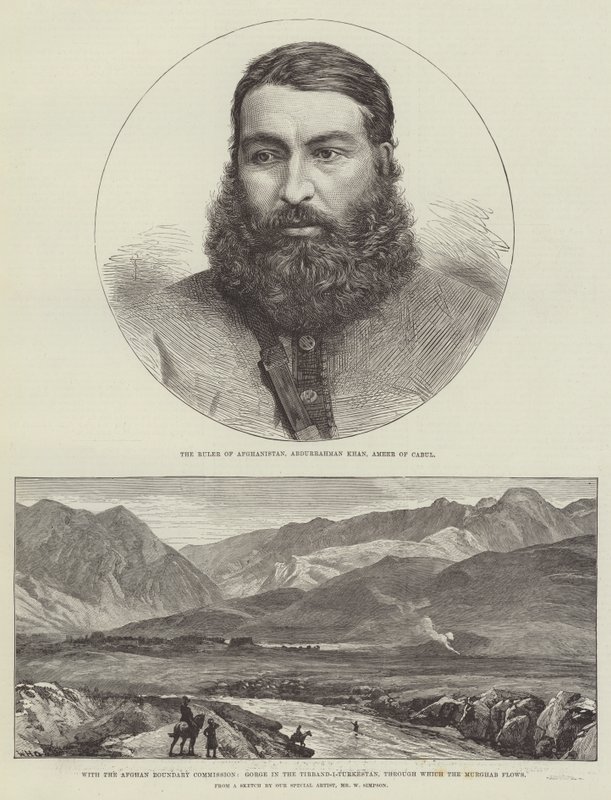 Avec la Commission de la Frontière Afghane - William Heysham Overend