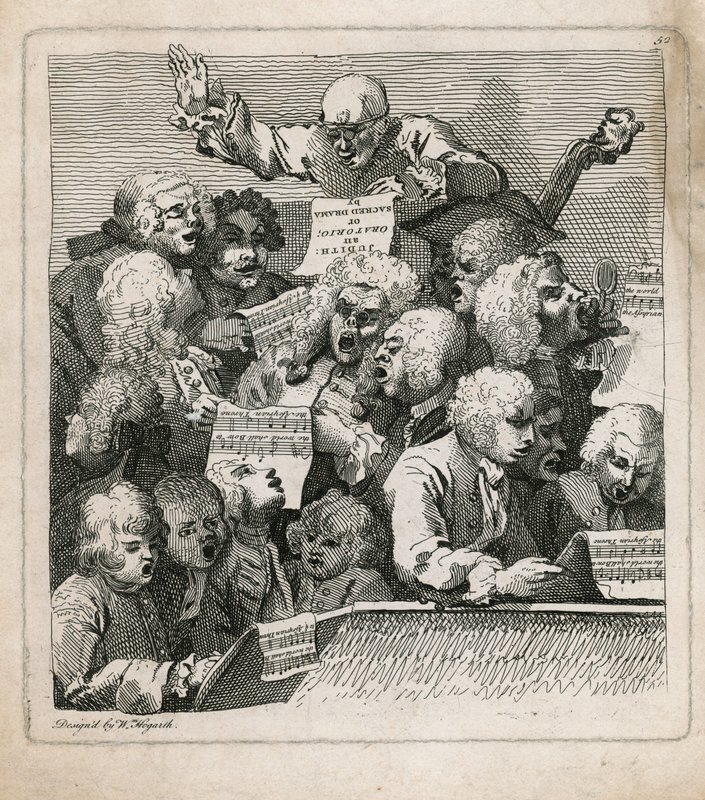 Musiciens - William Hogarth