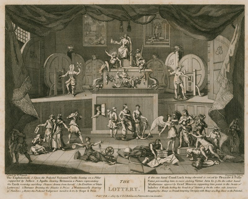 La loterie - William Hogarth
