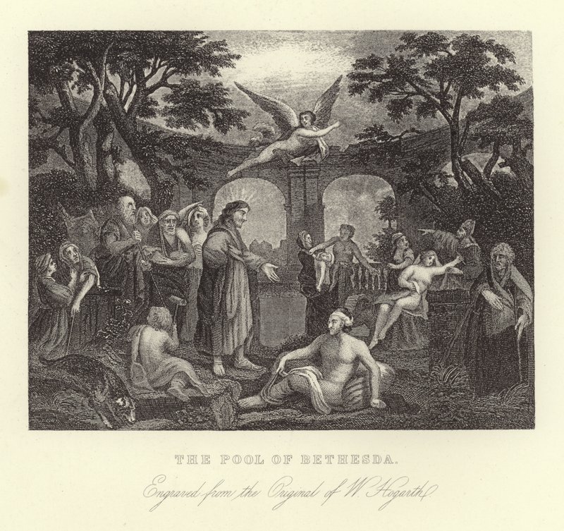 La piscine de Bethesda - William Hogarth