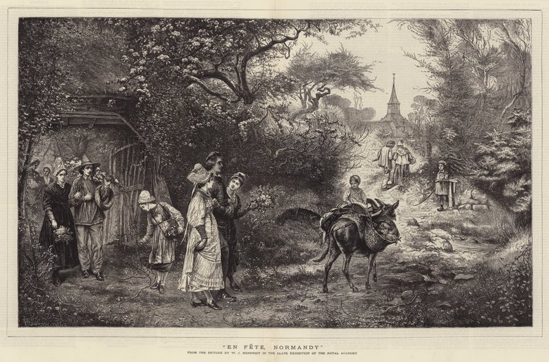 En fête, Normandie - William John Hennessy