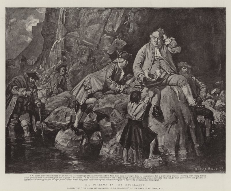Dr Johnson dans les Highlands - William Lockhart Bogle