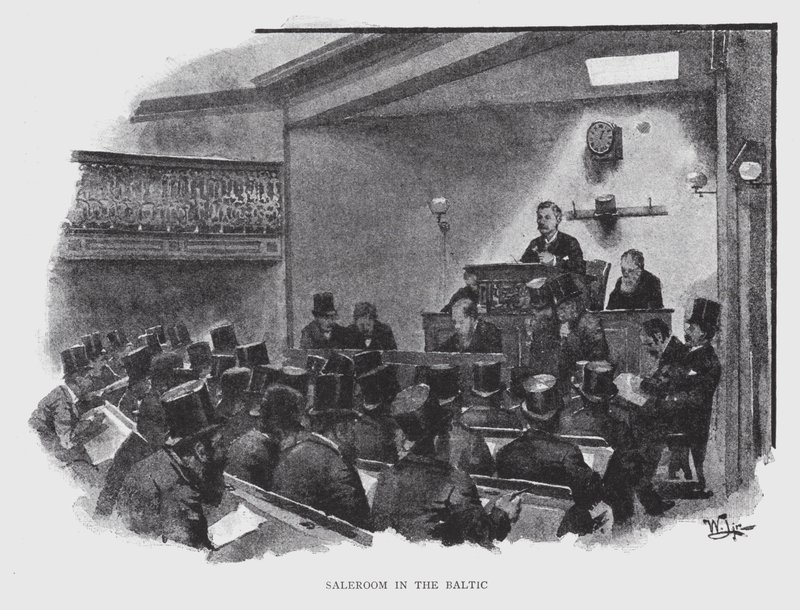 Salle de vente dans la Baltique - William Luker