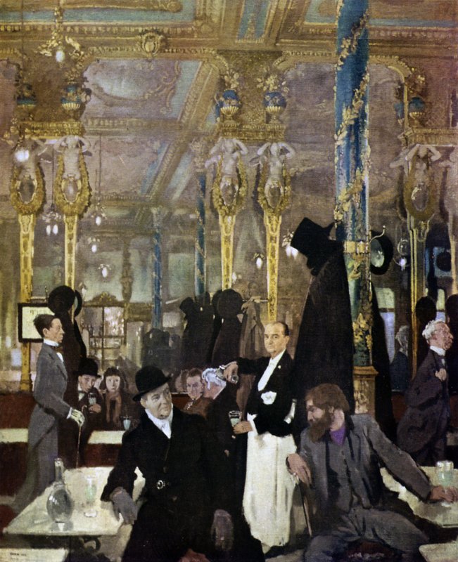 Le Café Royal, Londres, 1912 - William Orpen