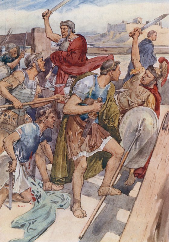 La poursuite de Caius Gracchus - William Rainey