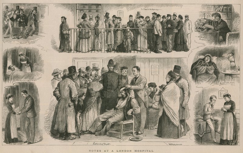 Notes dans un hôpital de Londres - William Ralston