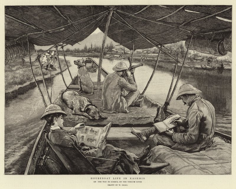 Vie en péniche au Cachemire - William Small